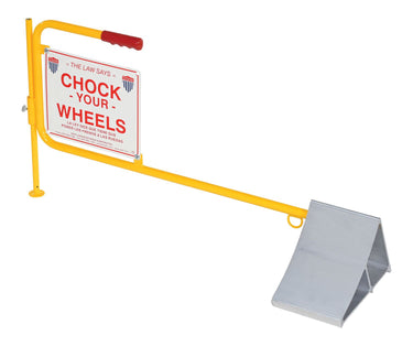 Aluminum Wheel Chock with Flag